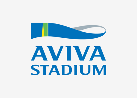The Aviva Stadium logo.