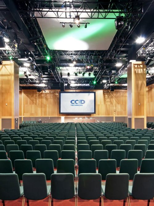 The Liffey B Theatre at the Convention Centre Dublin.
